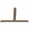 Ekena Millwork Portland Rough Sawn Timber Gable Bracket, Douglas Fir, 72"W x 48"H x 2"D x 6"F, 16/12 Pitch GBW072X48X0206POR00RDF - alternate 5